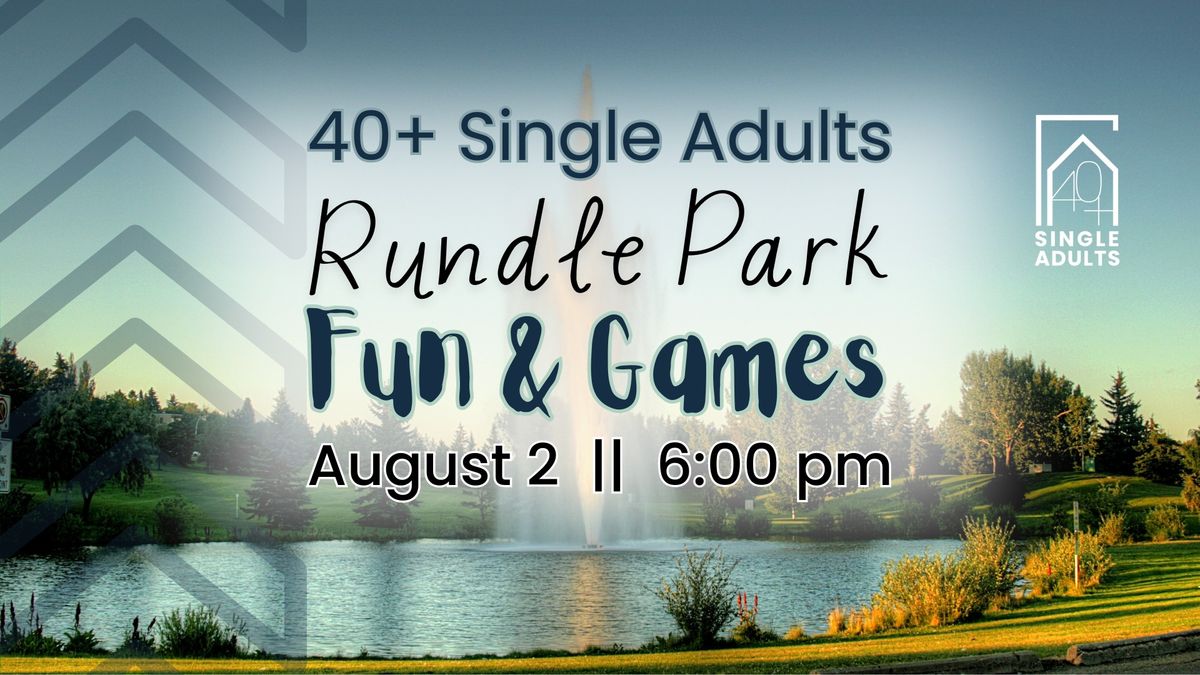 Heartland 40+ Single Adults - Rundle Park Fun & Games