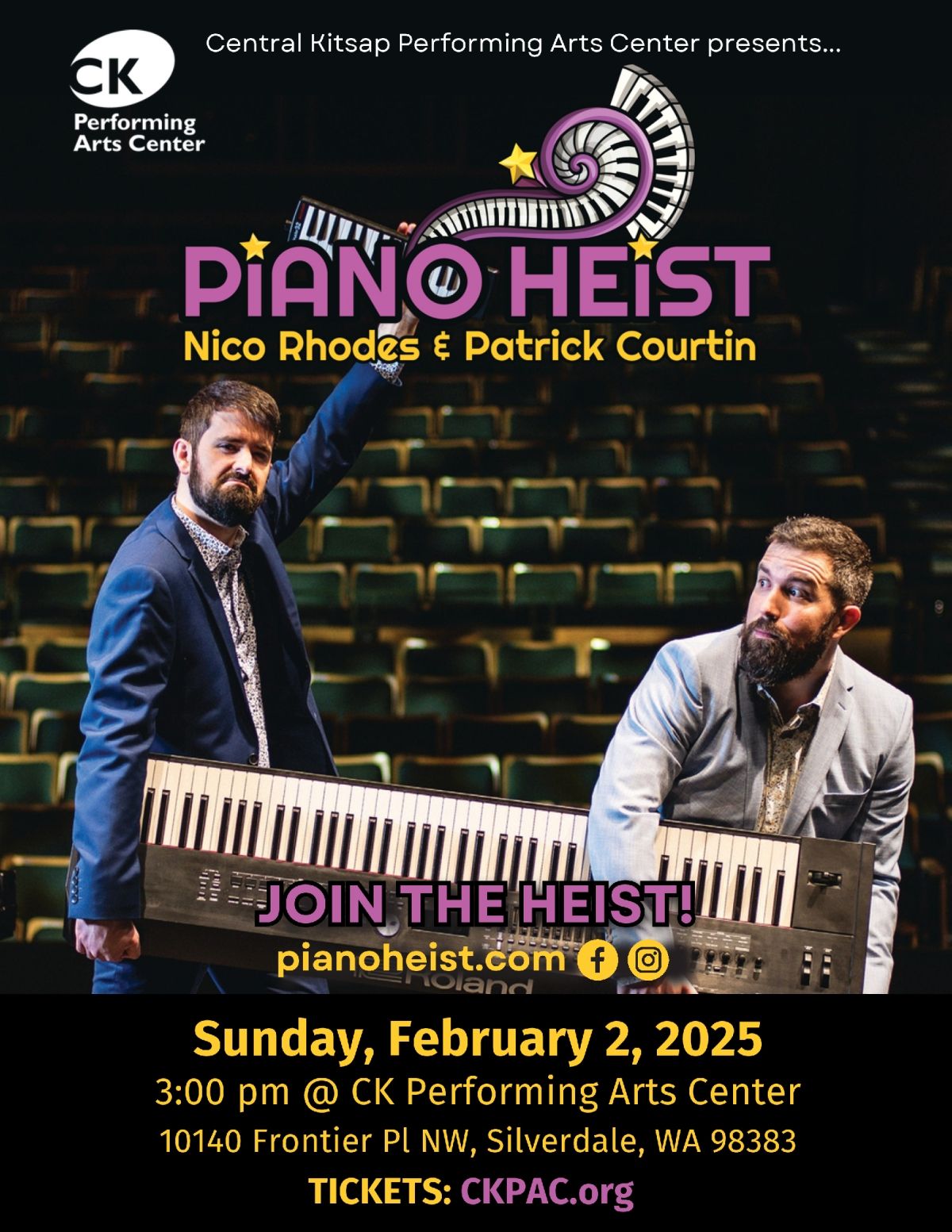 Piano Heist at ASU Kerr Cultural Center