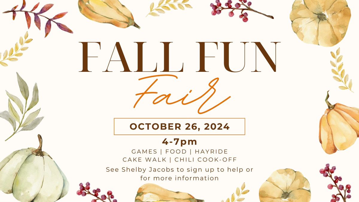 Fall Fun Fair