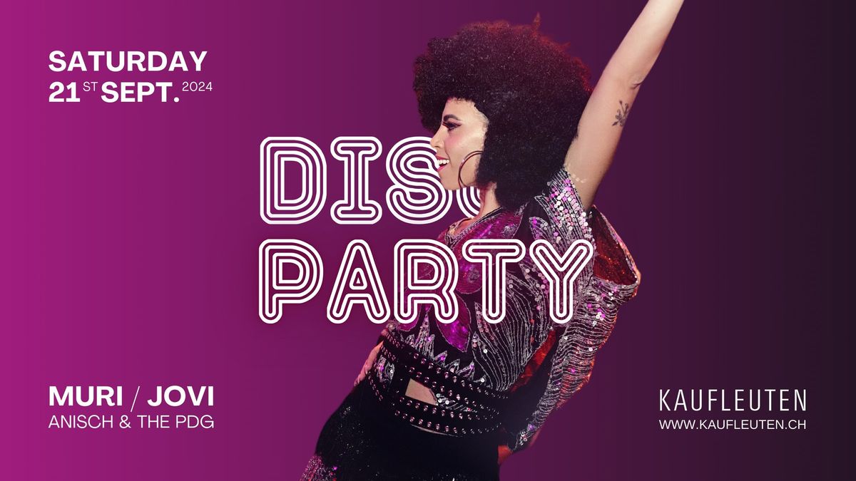 DISCO PARTY | Kaufleuten Club