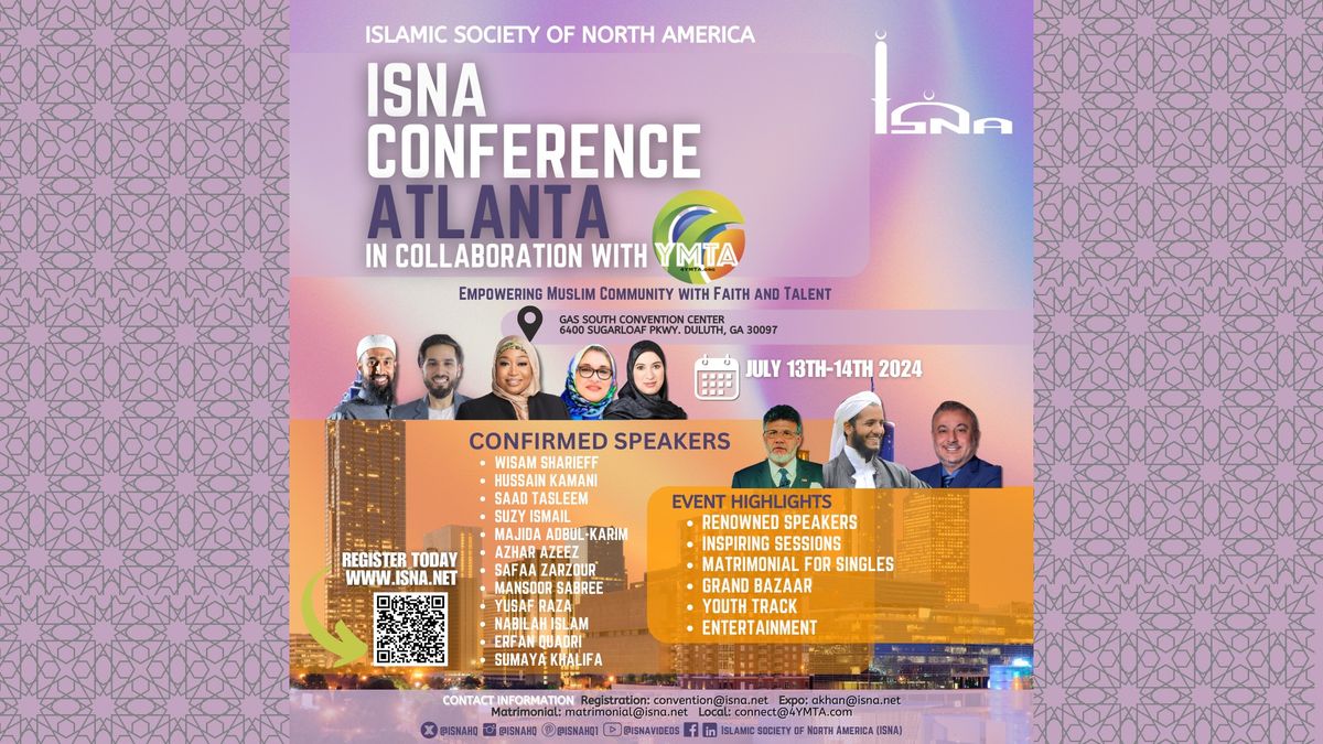 ISNA CONFERENCE ATLANTA IN COLLABORATION WITH YMTA