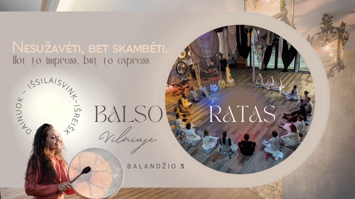 BALSO RATAS. Vilnius