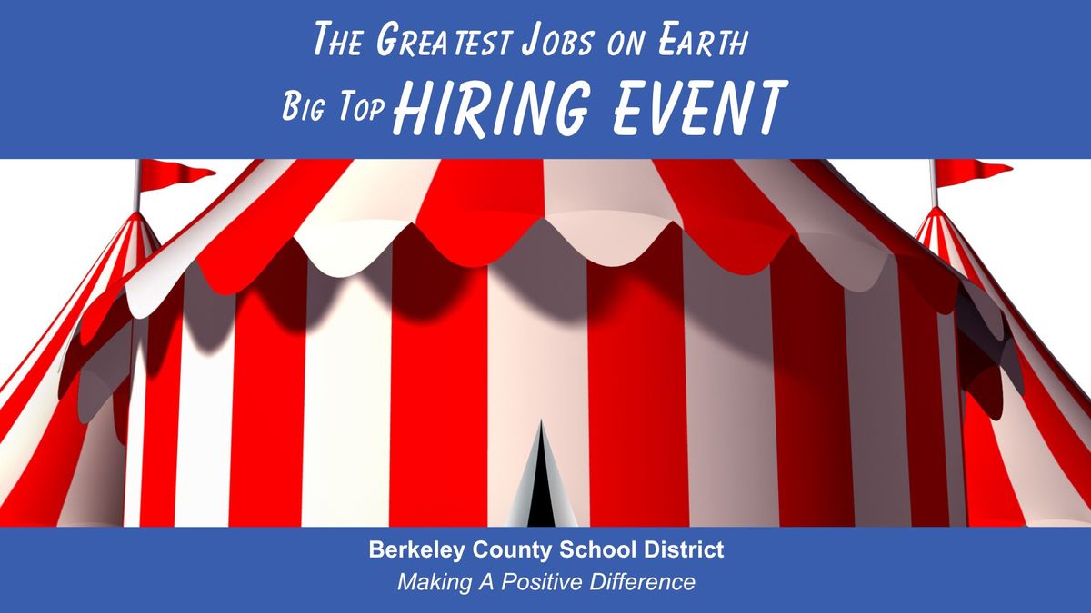 The Greatest Jobs on Earth - Big Top Hiring Event