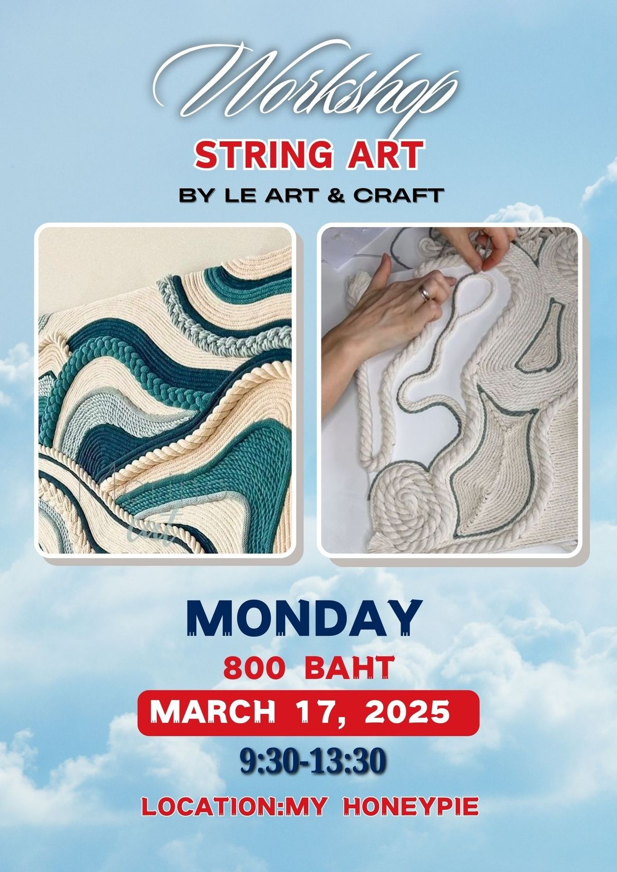 Monday workshop - String art