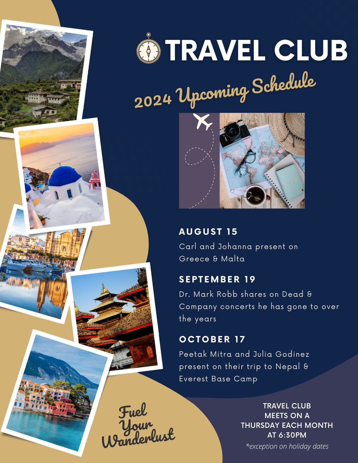 Travel Club (for members and invited guests only)