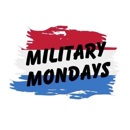 Military Mondays! Members of the military receive FREE admission. 