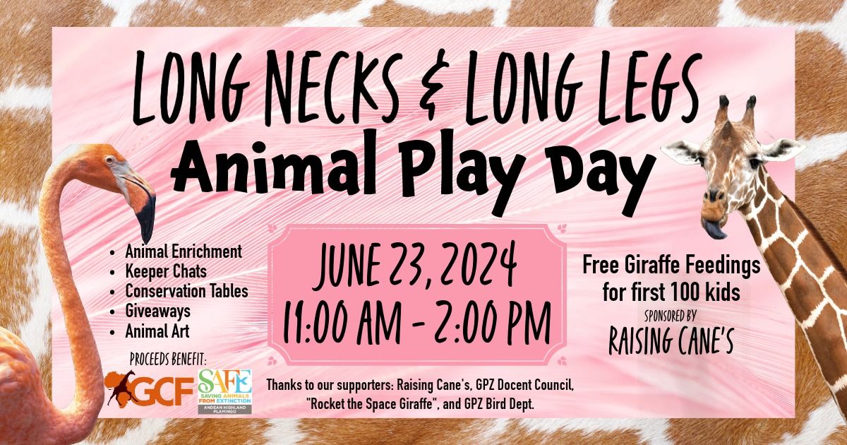 Animal Play Day- Long Necks & Legs 