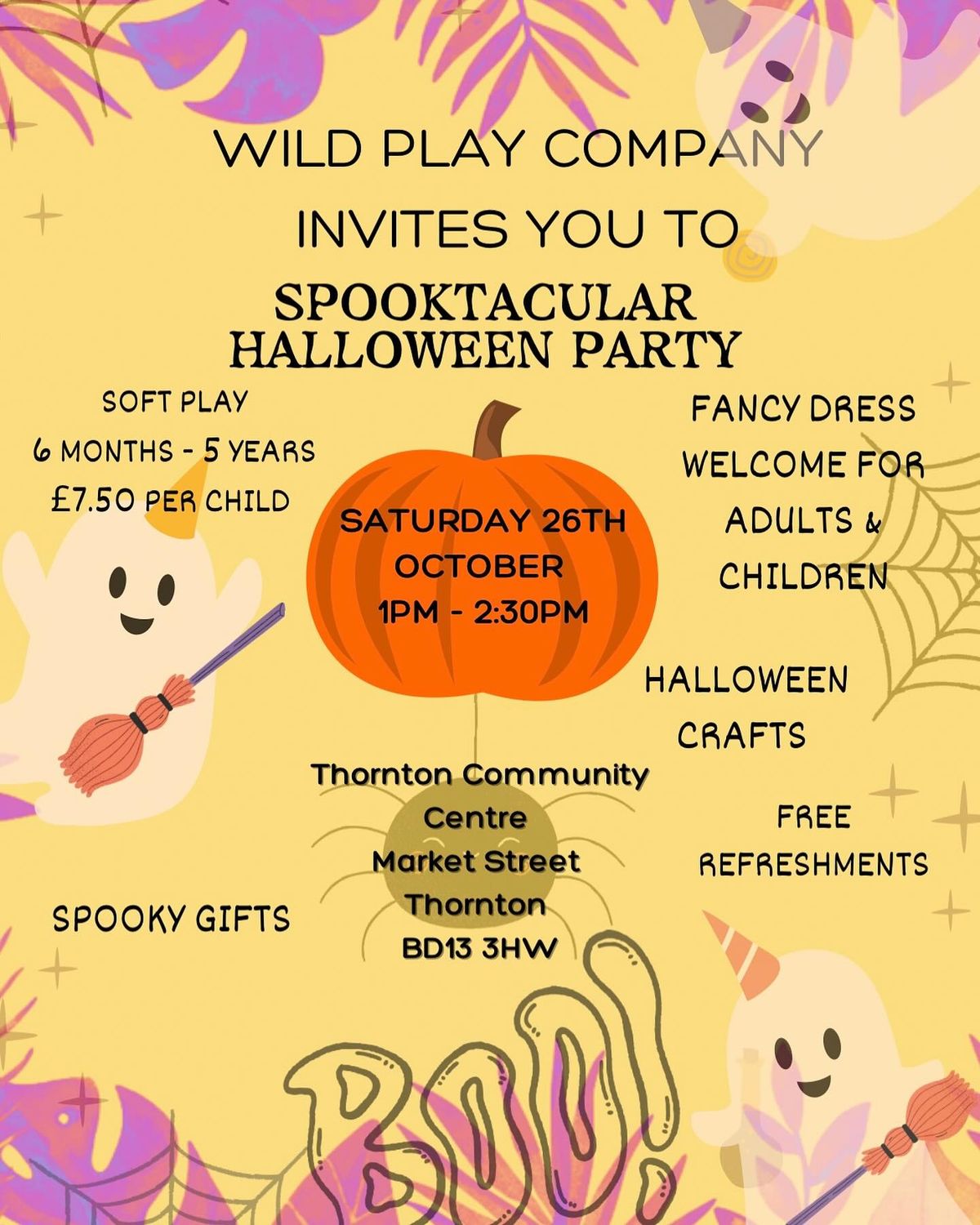 Wild Play Company Spooktacular Halloween Party