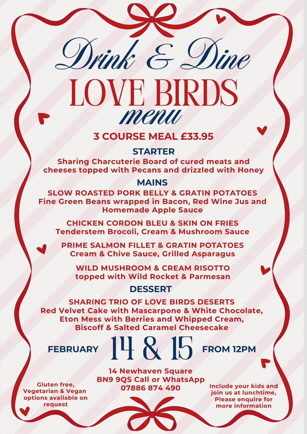 Love Birds Weekend at Drink & Dine