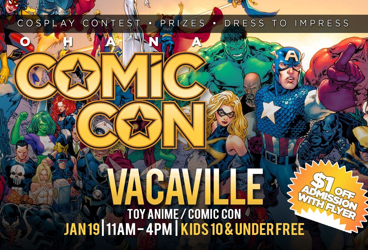 Vacaville Toy-Anime-Comic Con