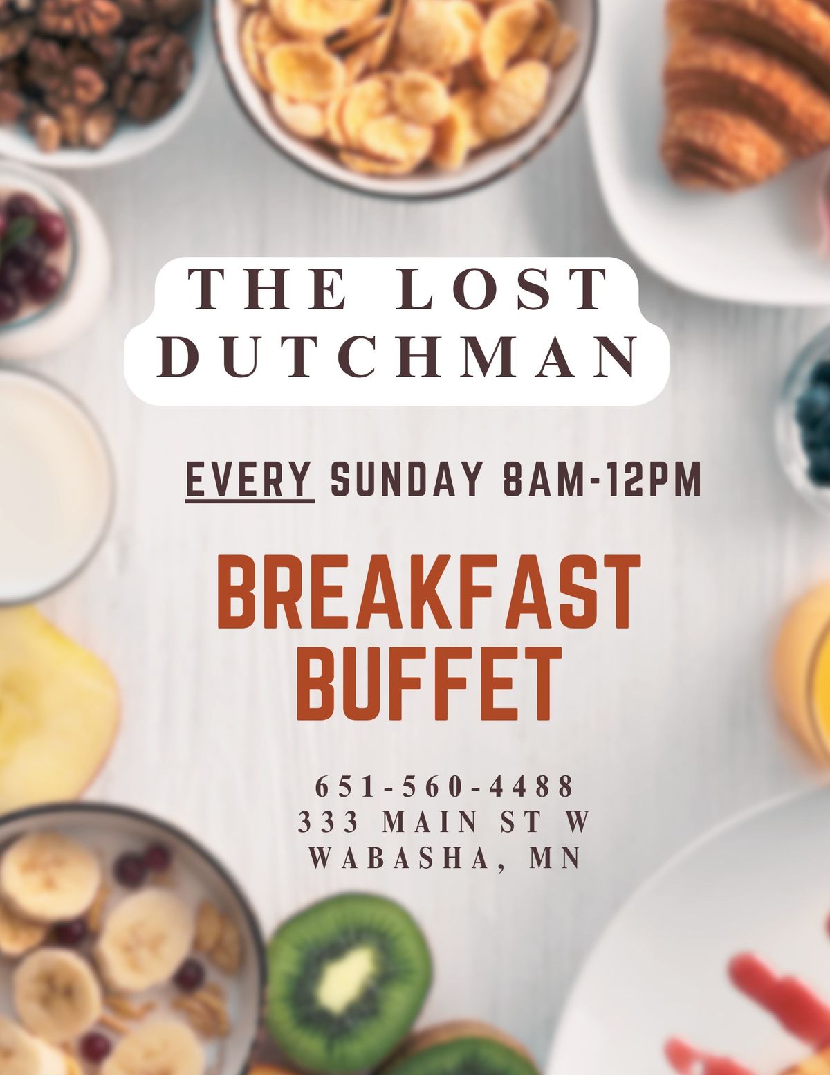 The Morning After GOM Breakfast Buffet at the Lost Dutchman