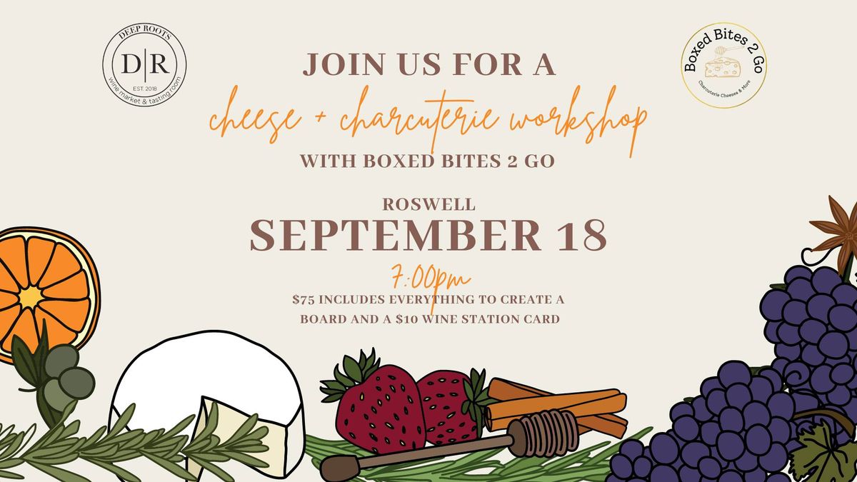 Cheese and Charcuterie Workshop