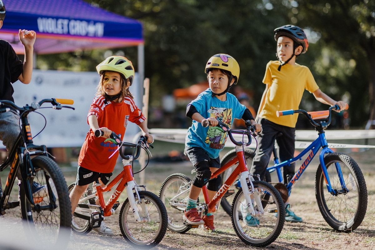 Kids on Bikes in Parks - Chicano Park