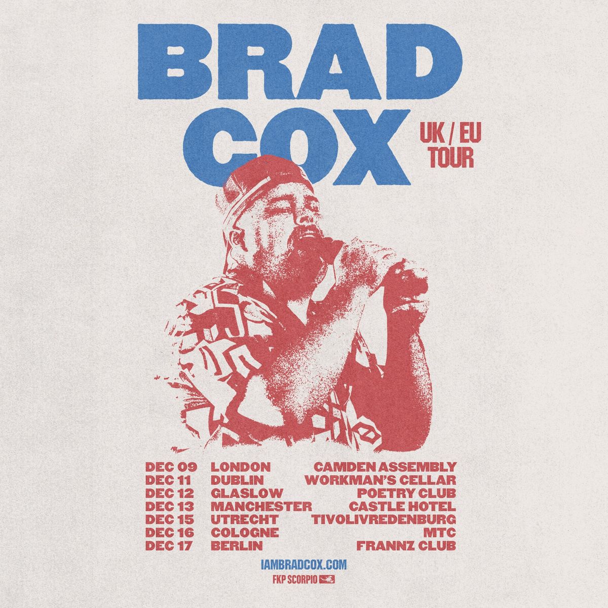 Brad Cox UK\/EU Tour | Poetry Club, Glasgow