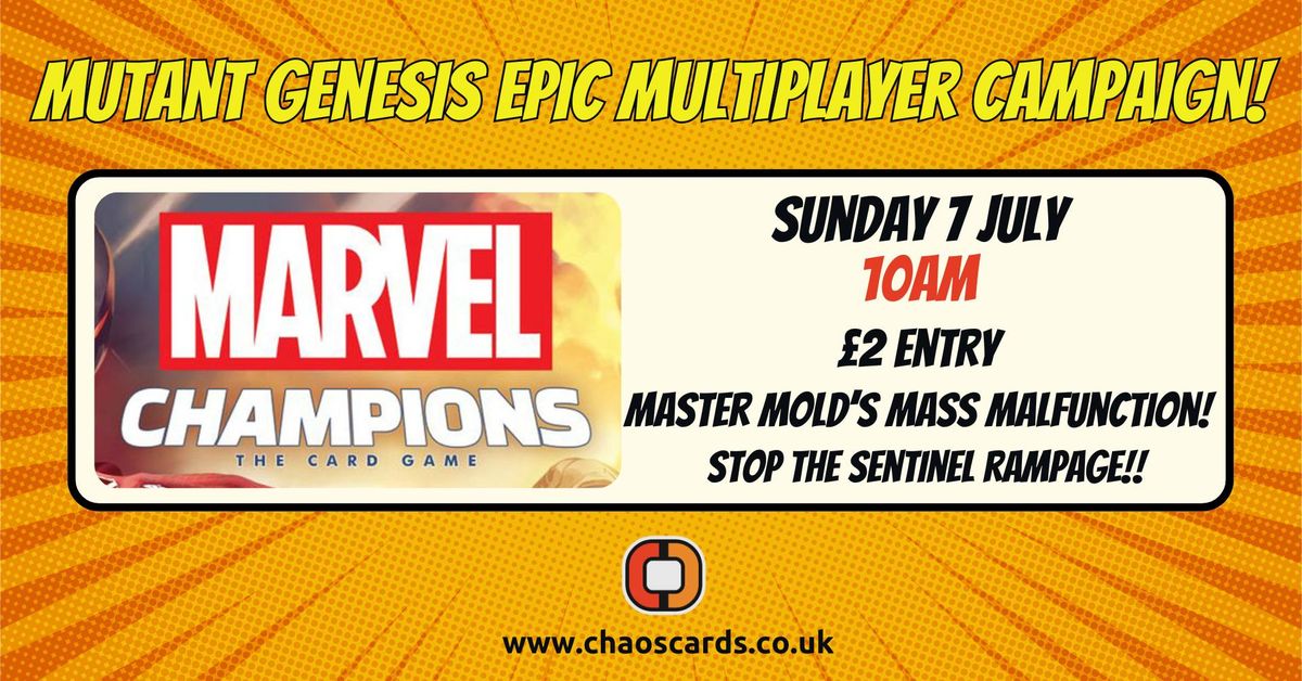 Marvel Champions: Mutant Genesis Epic Multiplayer Campaign