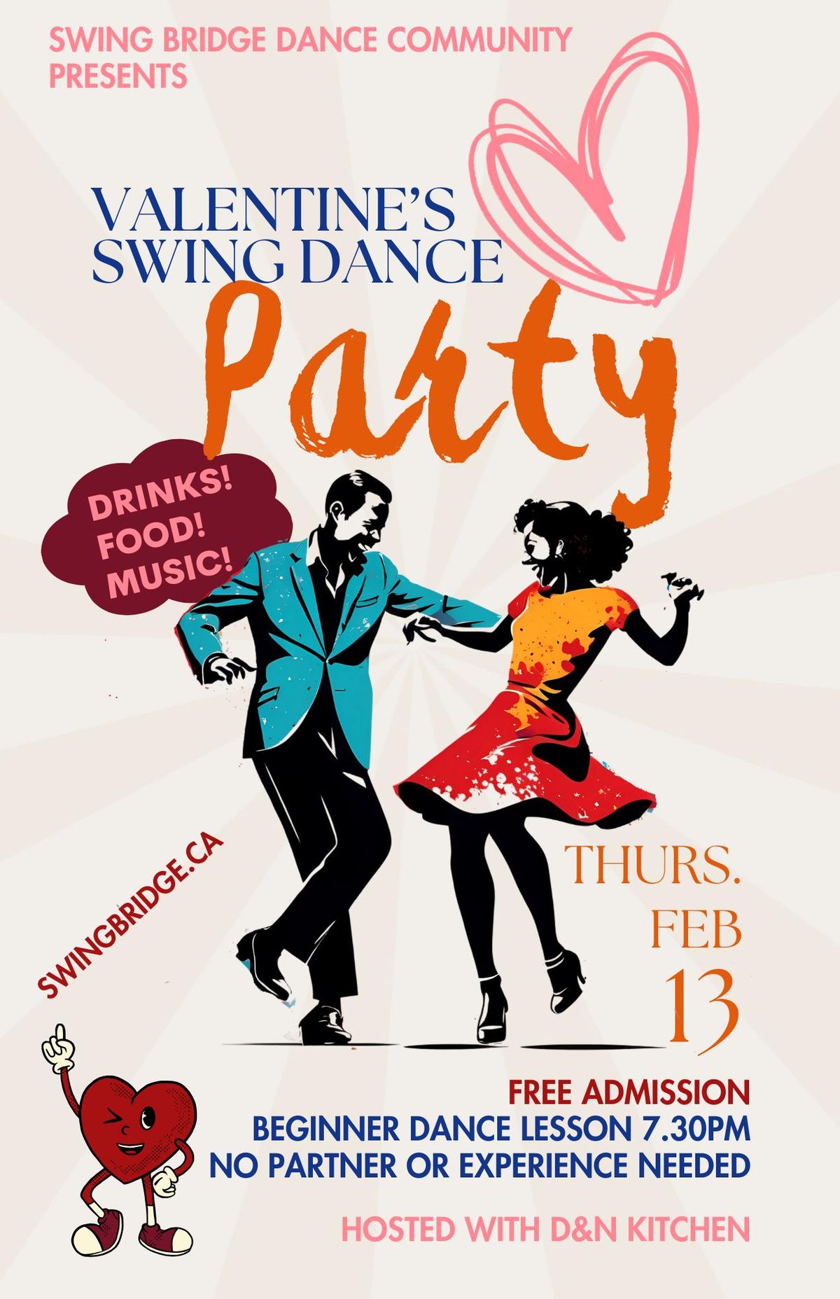 Valentine's Swing Dance Party! @ German Canadian Club