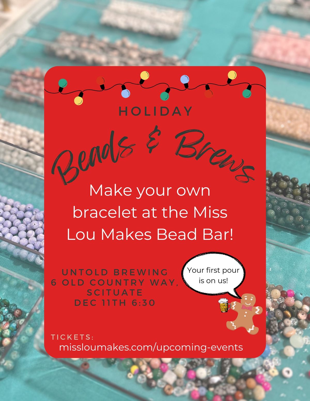 DIY Bracelet Class at Untold Brewing