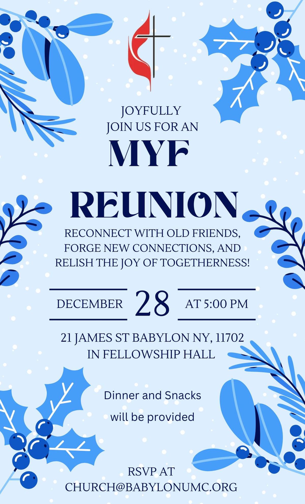 MYF (Methodist Youth Fellowship) Reunion