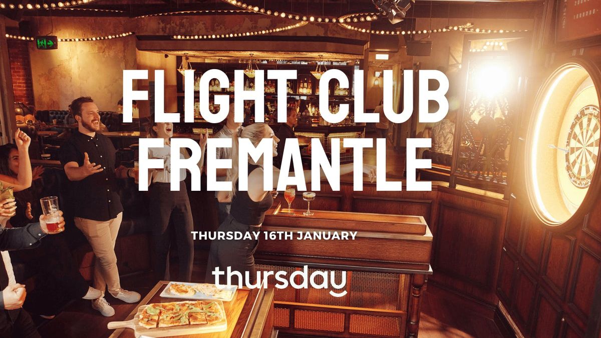 Thursday | Electronic Darts @ Flight Club | Fremantle