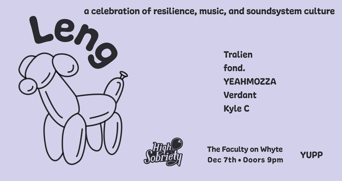 Leng: A celebration or Resilience, Music, and Sound System Culture