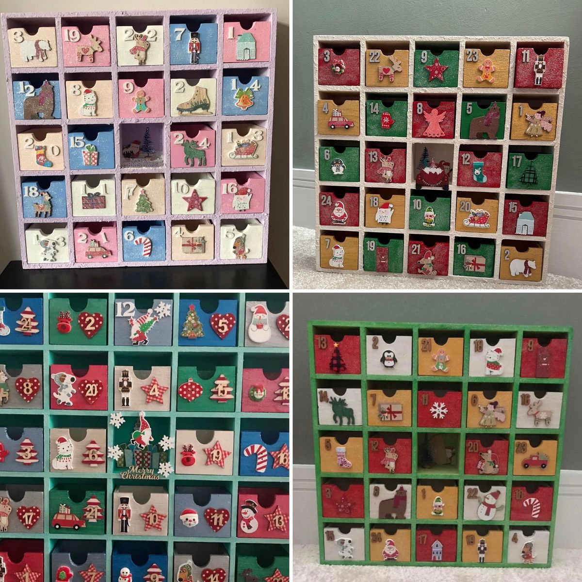 Christmas Advent Calendar Crafting