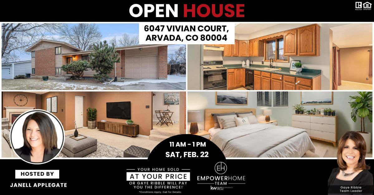 Open House at 6047 Vivian Court, Arvada, CO 80004