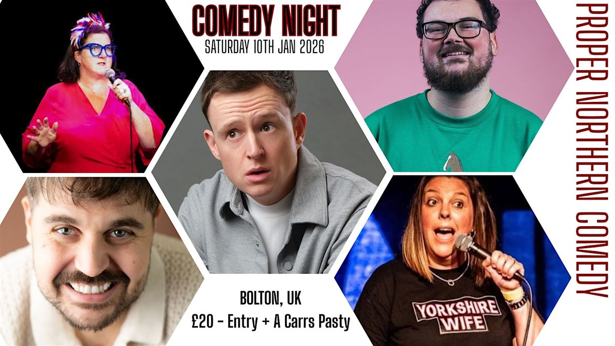 COMEDY  AND  A CARRS PASTY