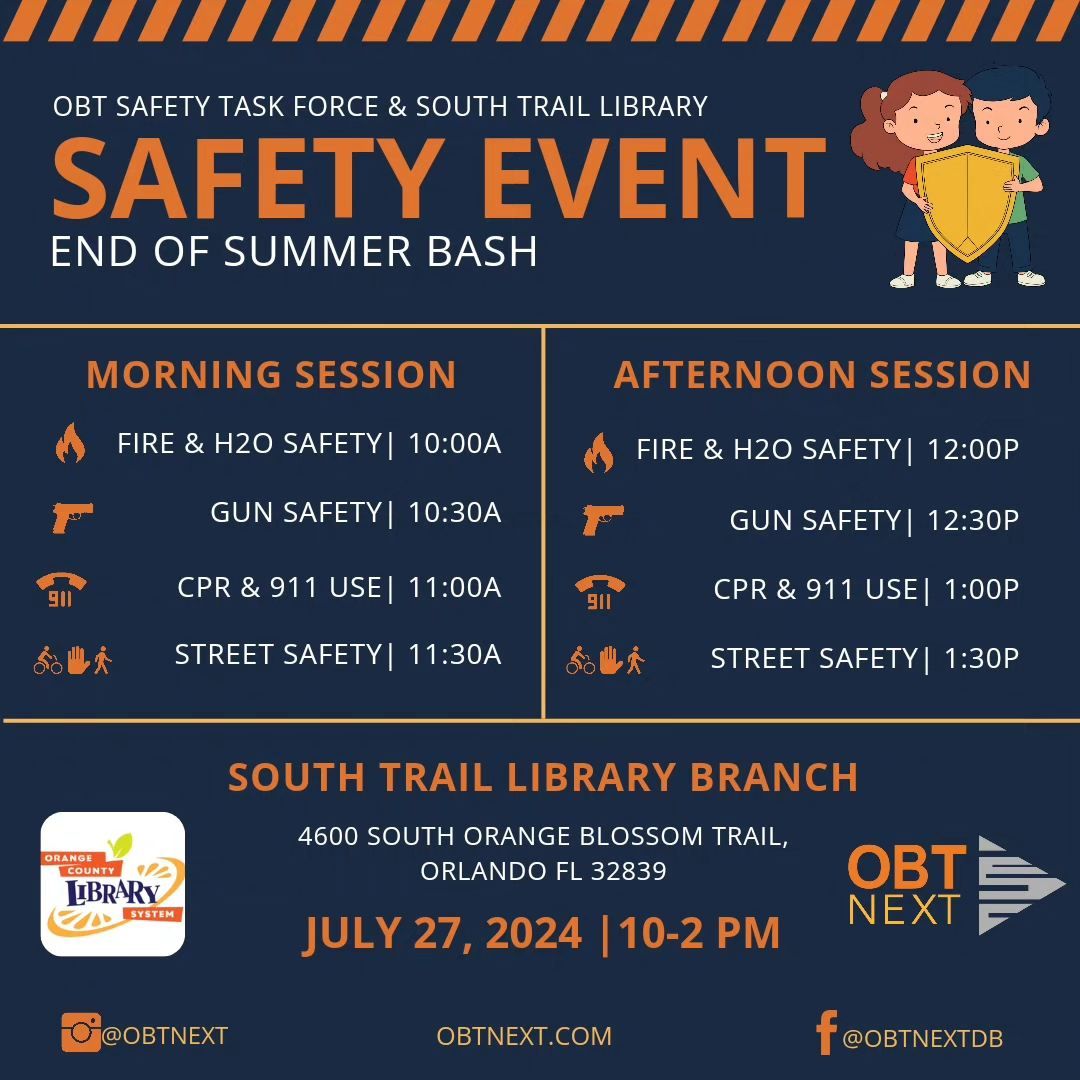 Safety Event with South Trail Library Branch