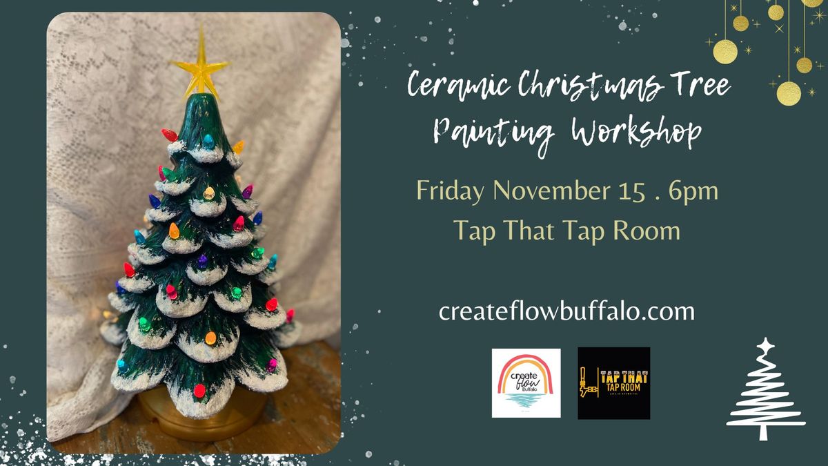 Ceramic Christmas Tree Painting Workshop