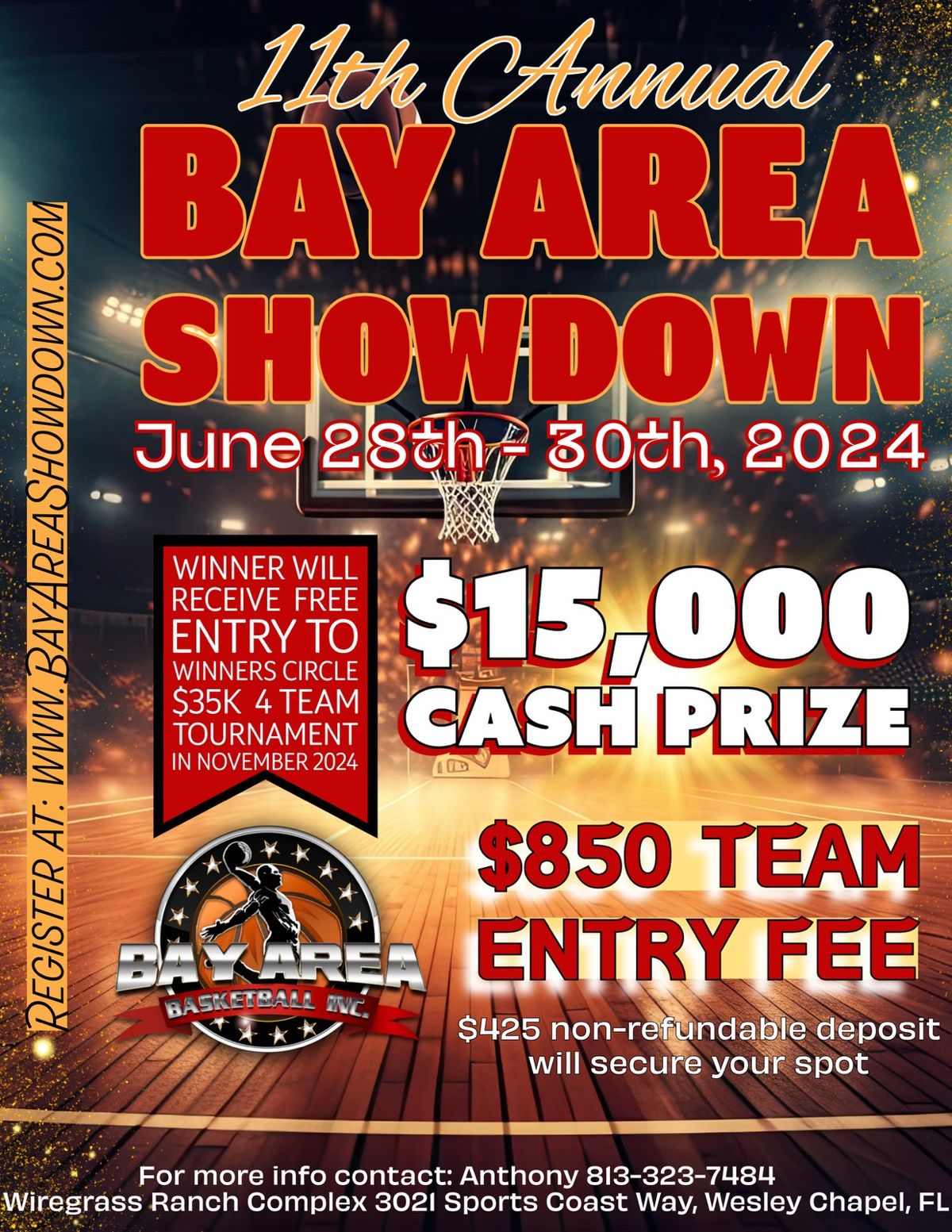 11th Annual Bay Area Showdown $15K Basketball Tournament