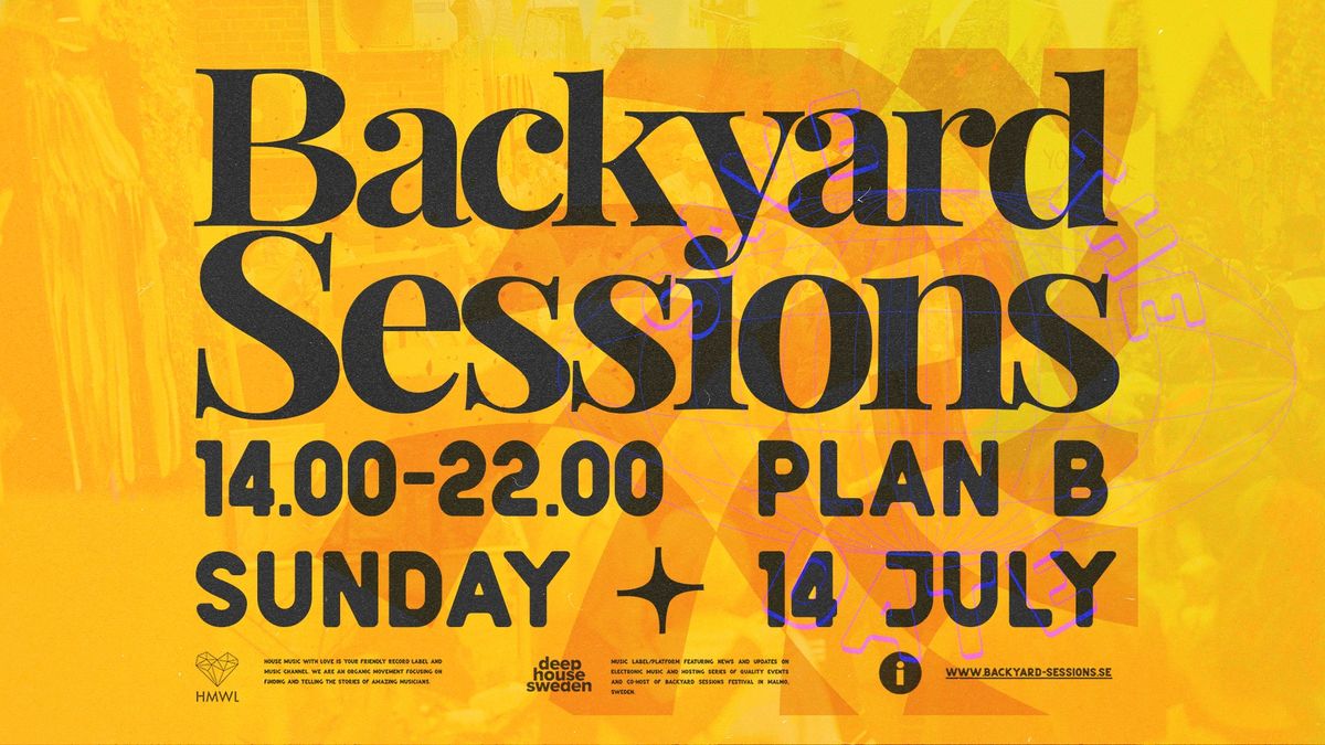 Backyard Sessions #2 - Sunday 14th July - Plan B