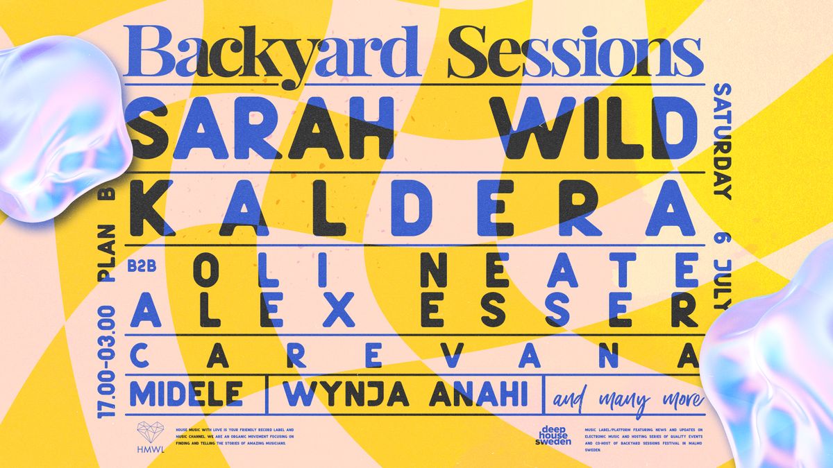 Backyard Sessions #2 - Saturday 6th July - Plan B