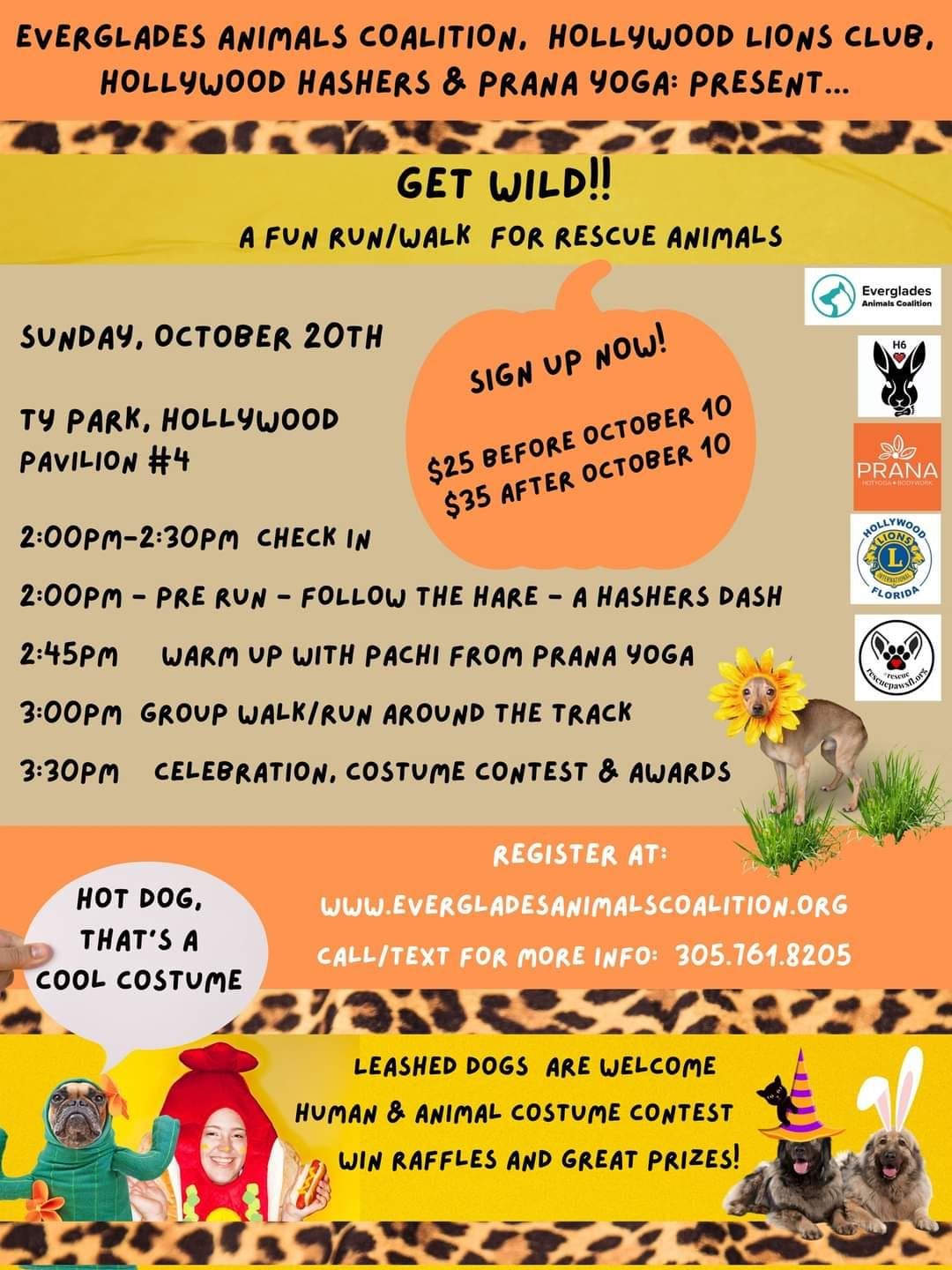 Get Wild! a FuN RuN\/WaLk for rescued animals