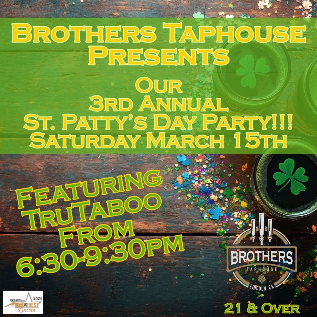 3rd Annual St. Patty\u2019s Day Party