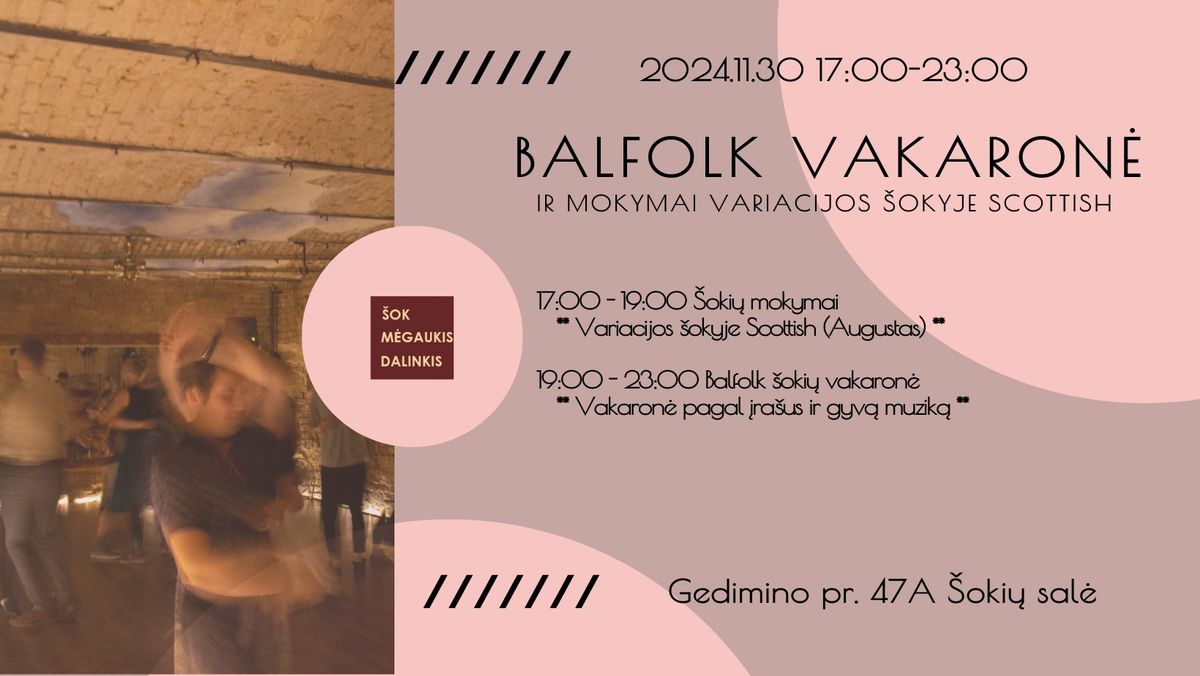 Rudens pabaigos Balfolk vakaron\u0117 \/\/ End of Autumn - balfolk ball