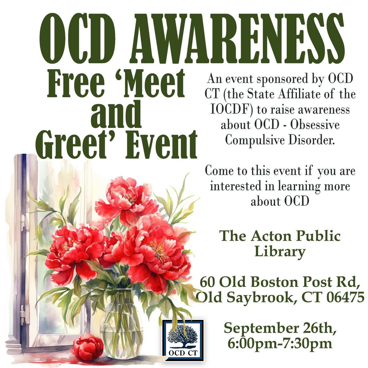 OCD Awareness "Meet and Greet" Event