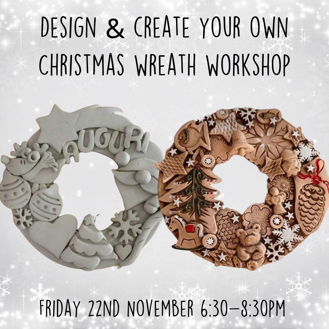 Design and create a Clay Wreath 