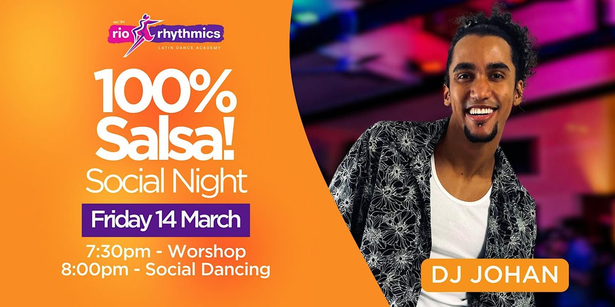 100% Salsa Friday Night Social \/\/ with a  fun Salsa Social Combos Workshop