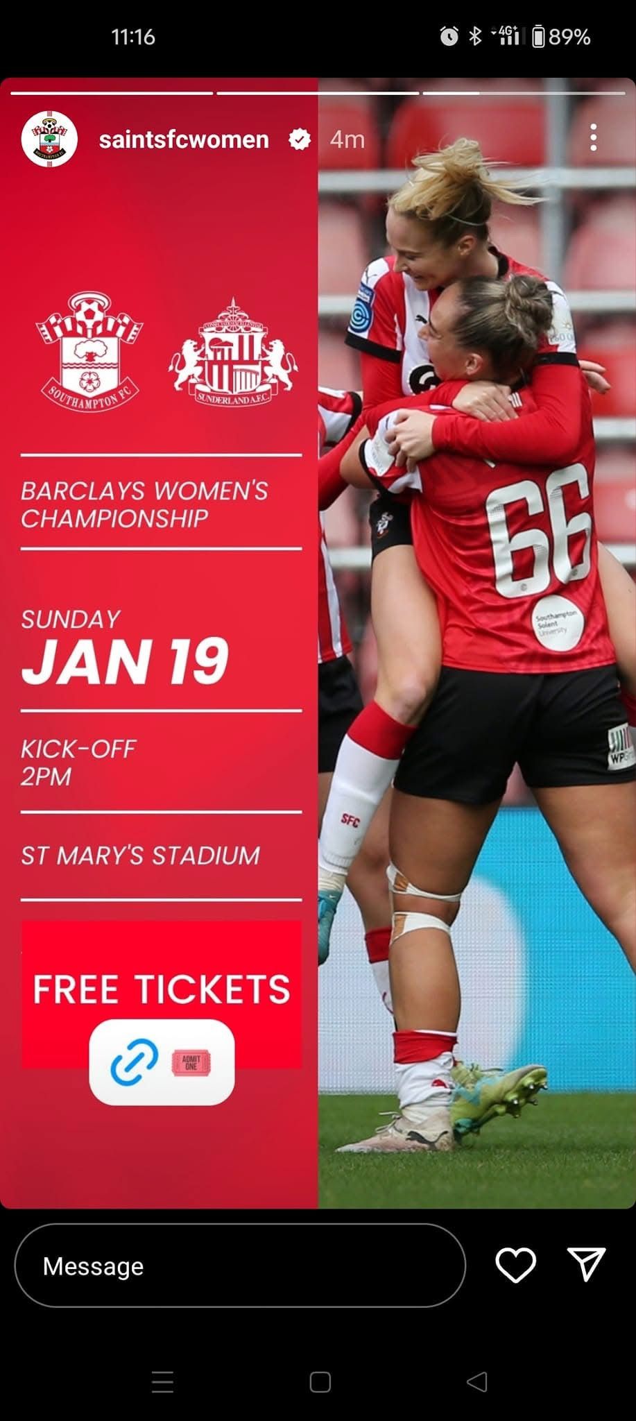 Southampton FC Women v. Sunderland Women 