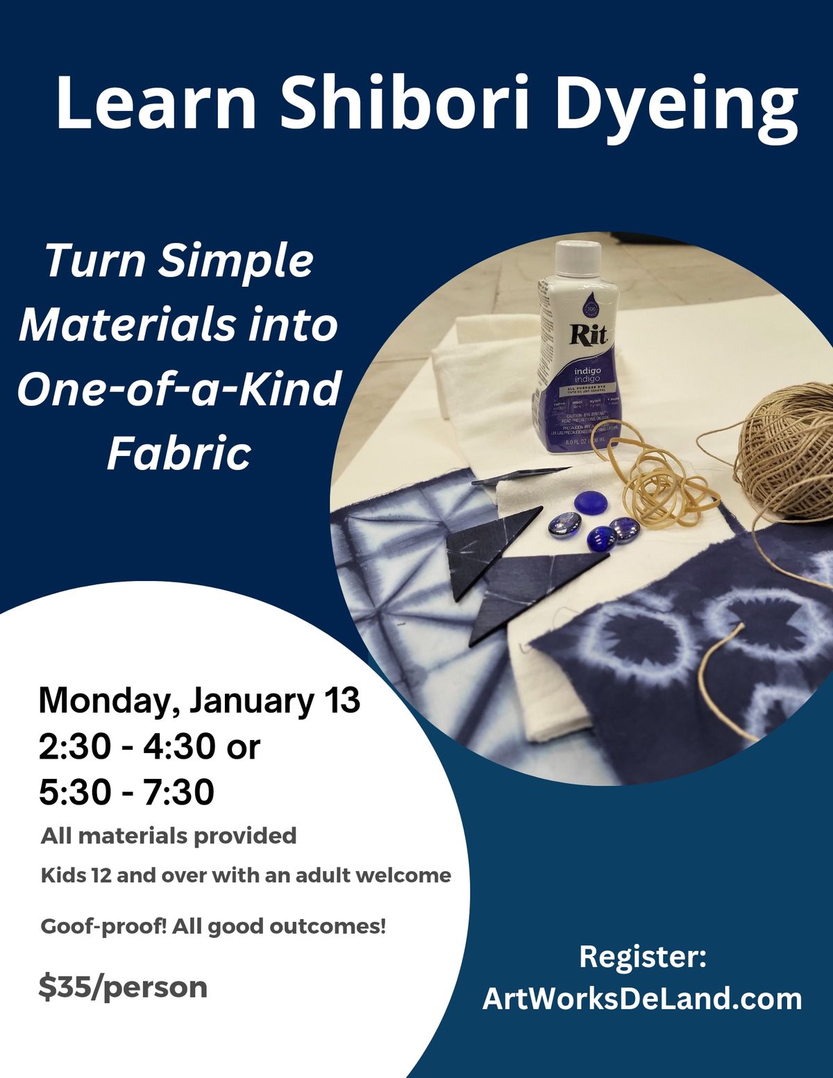 Learn Shibori Dyeing