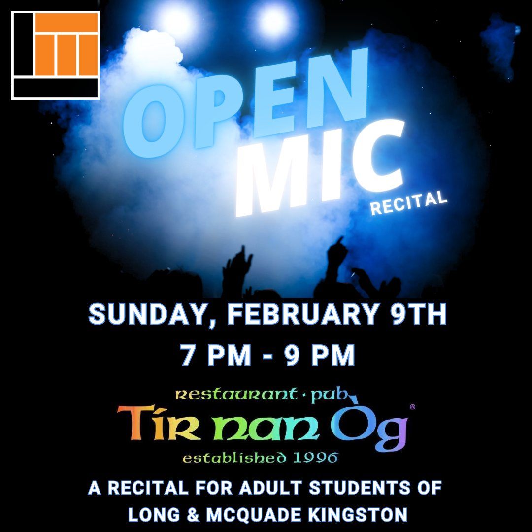 Adult Open Mic Recital