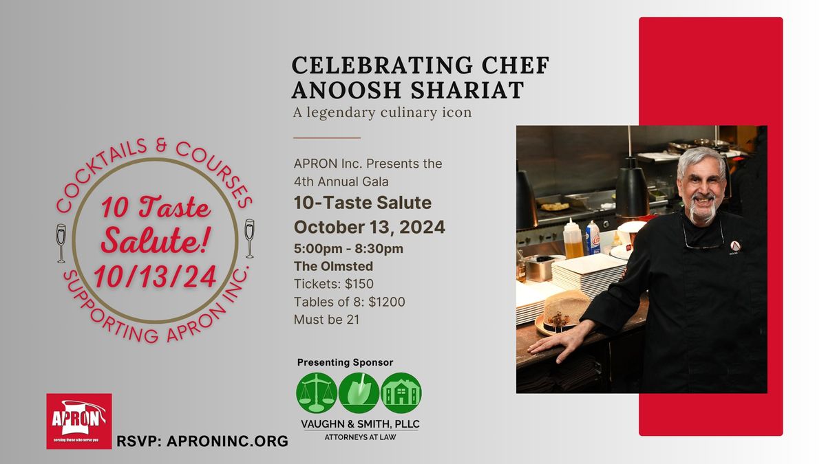 10 Taste Salute - Celebrating Culinary Icon \u2013 Chef Anoosh