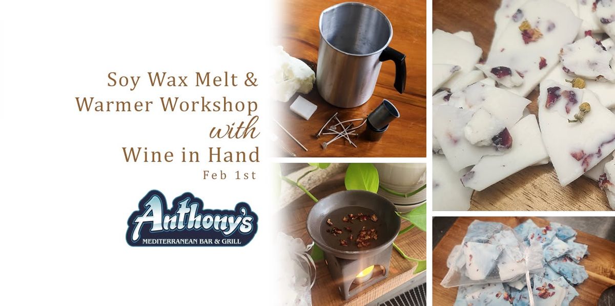 Broken Soy Wax Scentsy for Warmers Workshop & A Glass Of Wine \ud83c\udf77