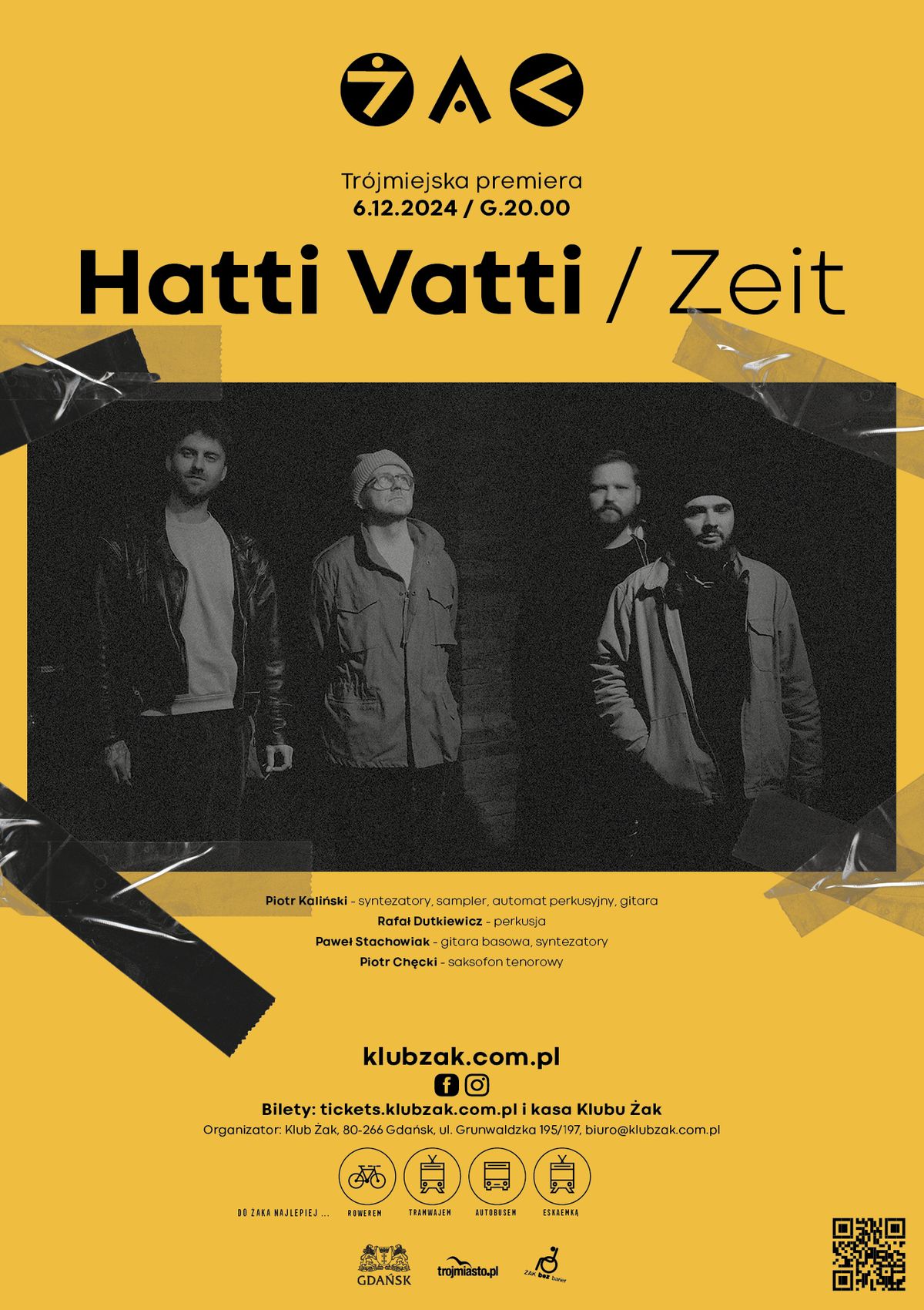 Hatti Vatti | Premiera albumu "Zeit" | Klub \u017bak, Gda\u0144sk