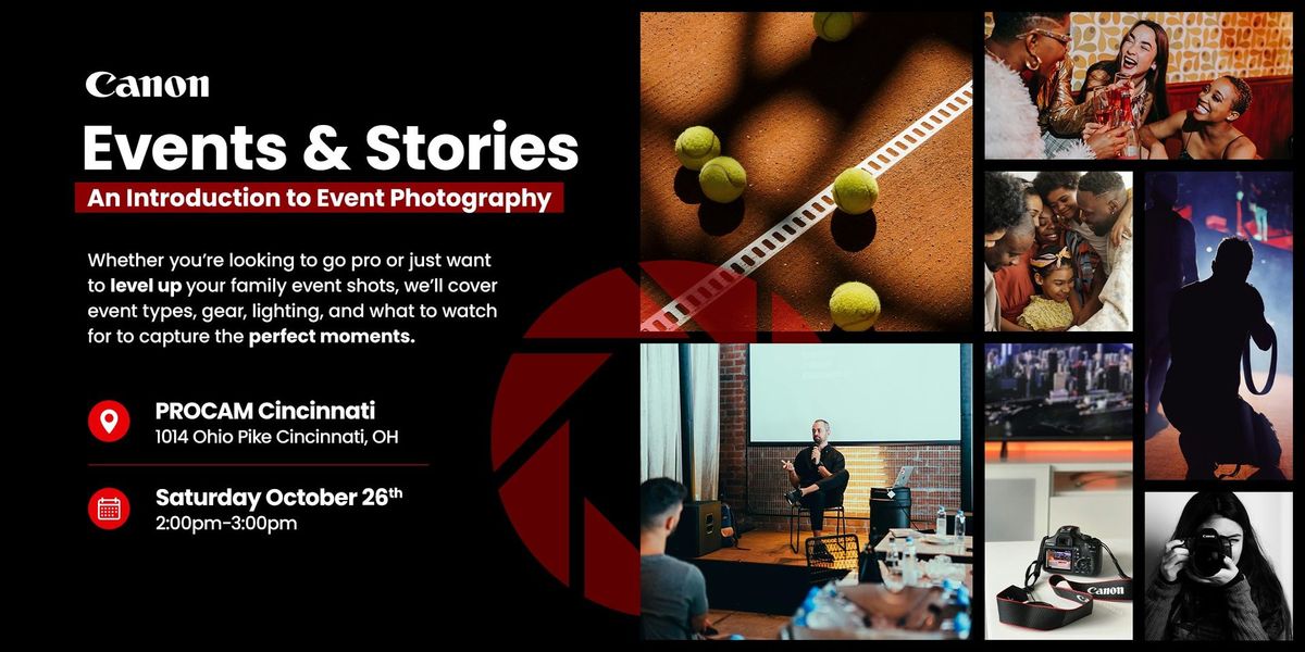 Events & Story Telling with Canon - Demo Day Event