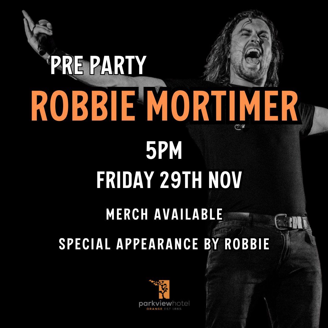 Robbie Mortimer - Pre Party