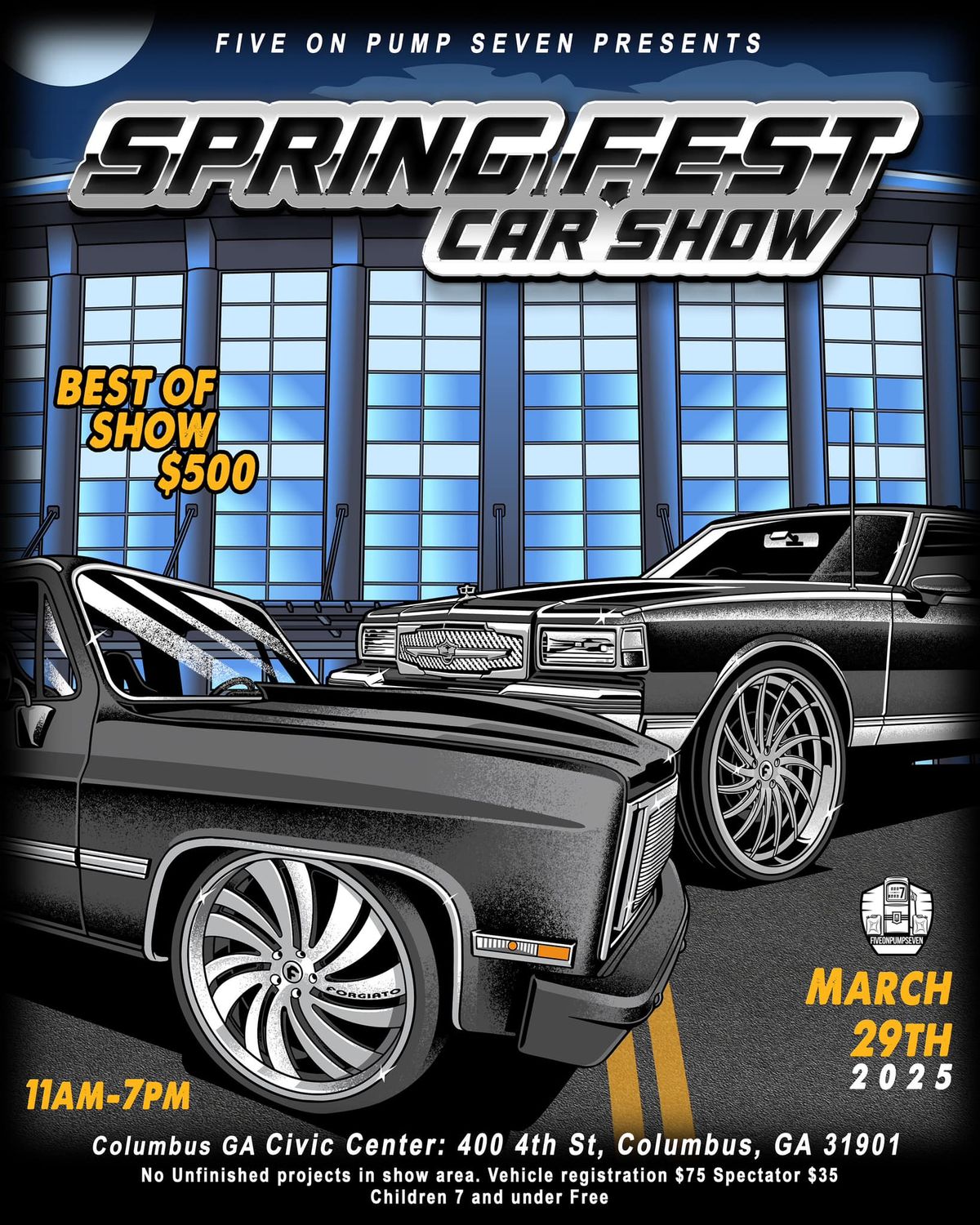 FiveOnPumpSeven Presents: Spring Fest Car Show