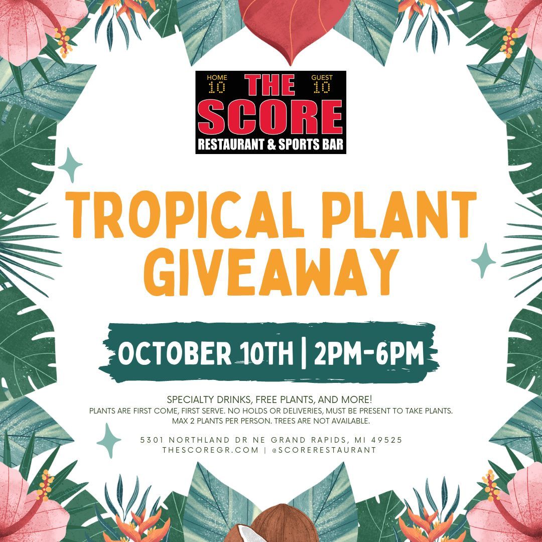 Tropical Plant Giveaway 