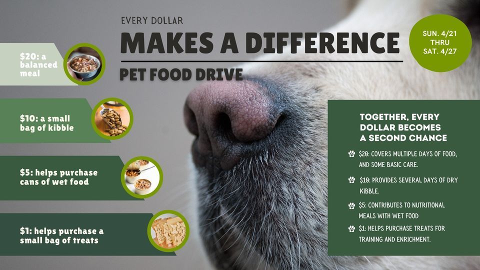 Pet Food Drive!