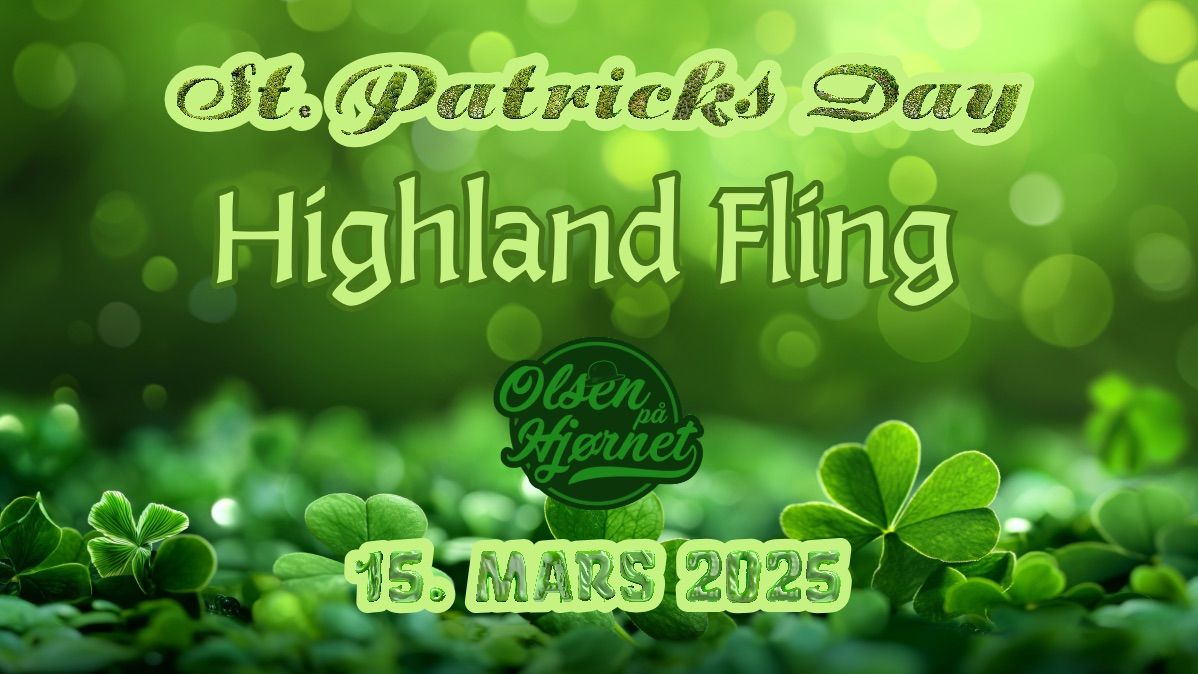 St. Patricks Day med Highland Fling-2025 \/\/ Olsen p\u00e5 Hj\u00f8rnet